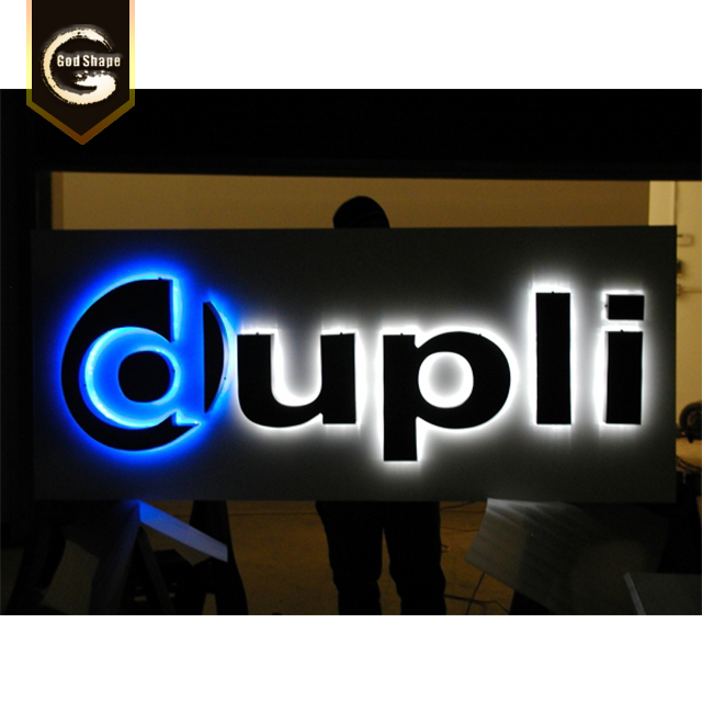 Store front Facelit 3D Outdoor Light Up Advertising Party Wall Decorative Wholesale Plastic LED Channel Resin Letter Sign