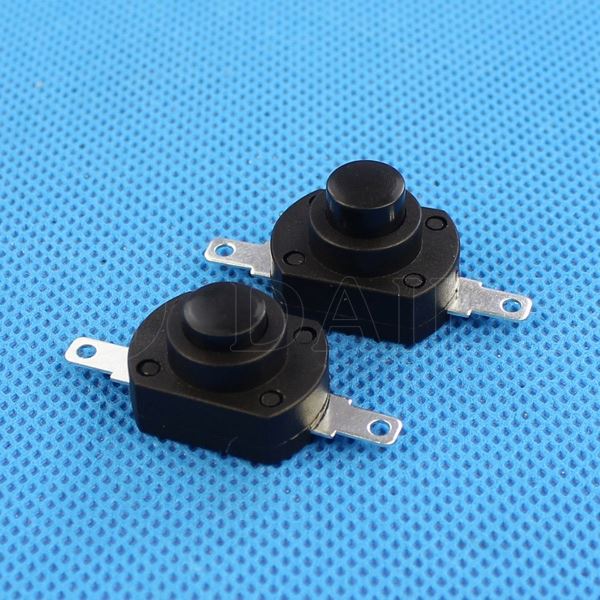 2PIN Flat Pin 5A 250VAC Self-locking Push Button Switch