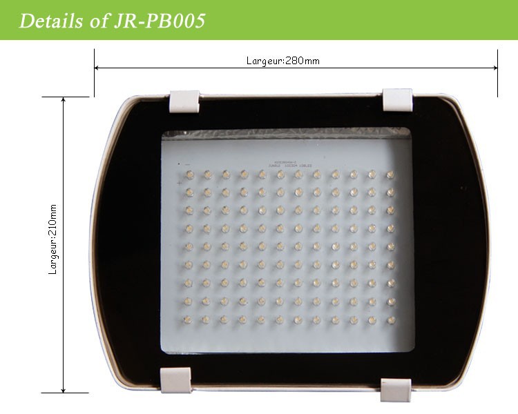 Long working time LED Flood Lights 40W, Aluminum Solar LED Spot Light with 20ah Rechargeable Lithium Battery