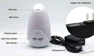 Classic Ultrasonic Nebulizer Diffuser For Home Office Car 4 Timer Settings, Difusores de Aromas Grandes