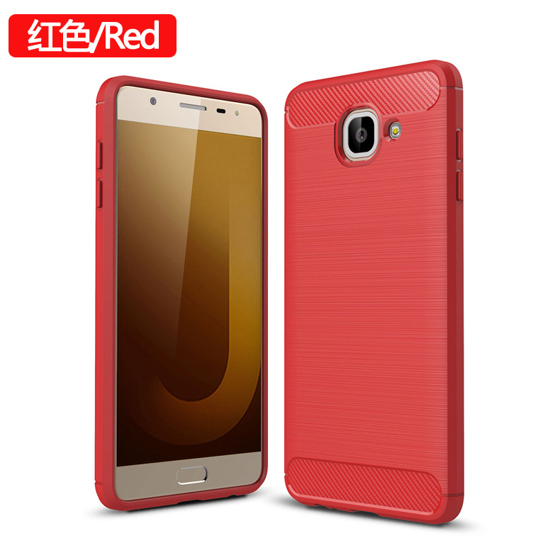 2017 New Arrival Carbon Fiber Tpu case for Samsung Galaxy On max brushed tpu soft cover for Samsung Galaxy On max