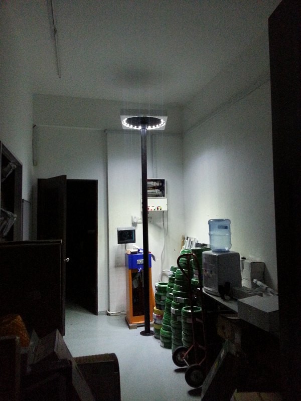 Factory price outdoor 26W ultra bright mushroom led with motion sensor solar garden light JR-NM01