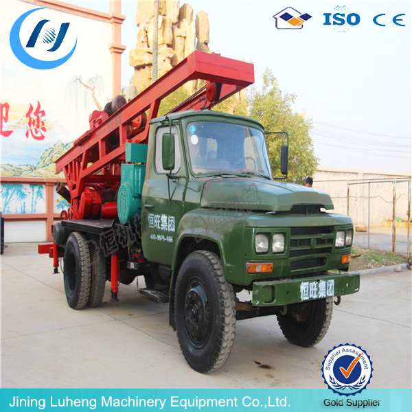 Truck mounted deep rotary water well drilling rig reverse circulation with mud pump