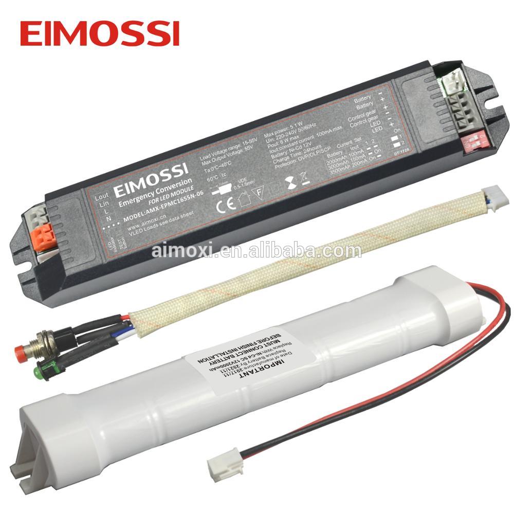 led emergency driver for 15-55V 6-40W 10-100% emergency power