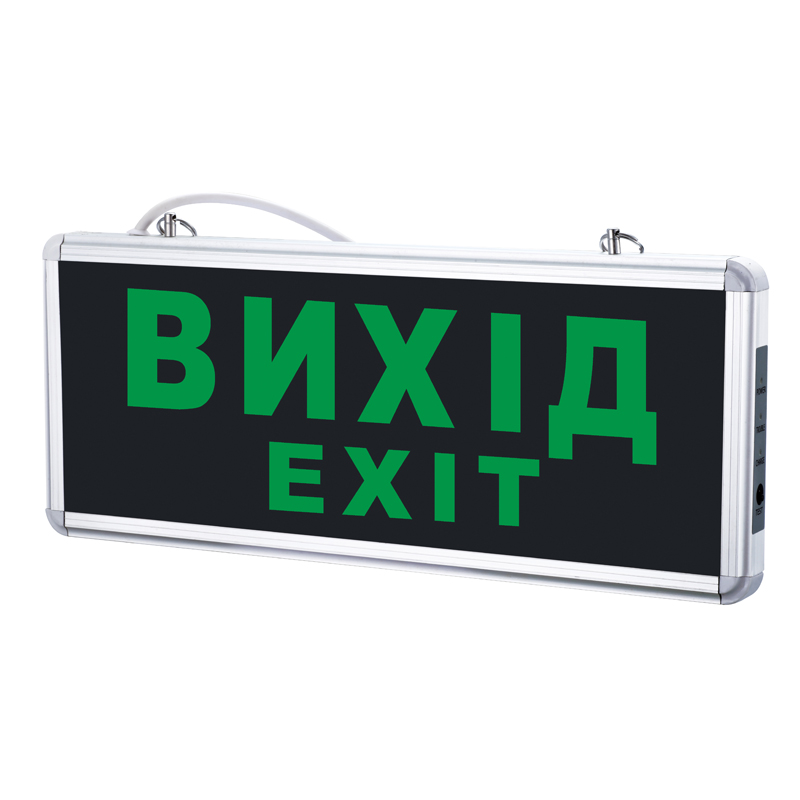 Double Sides Green Turkey language Led Escape Emergency Exit Sign