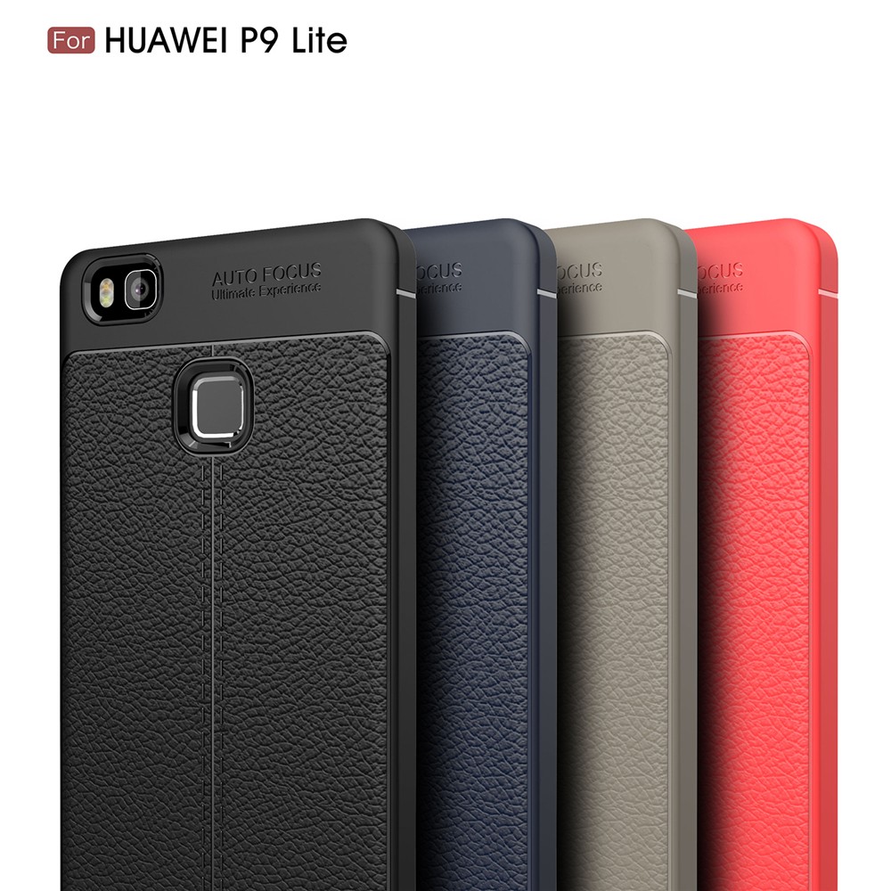 2017 New Design Carbon Fiber Lichee Pattern For Huawei P9 Lite Soft TPU Case For Huawei P9 Lite