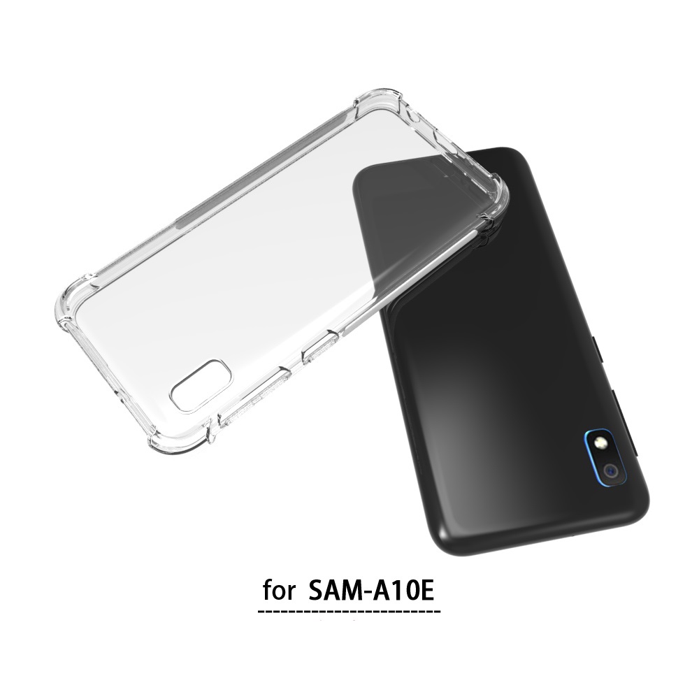 Transparent Shockproof soft  case For Samsung galaxy A10E Tpu cover