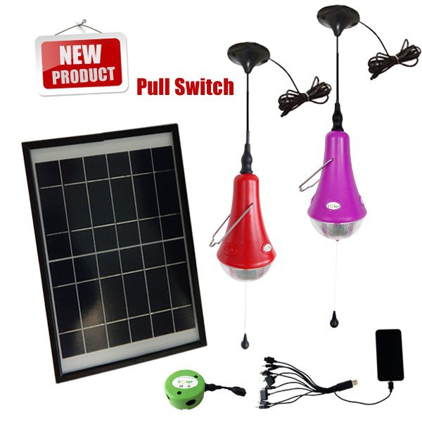 High power Wisdomsolar CE 3W led solar lamps with 3 kinds of energy saving lamps China Supplier