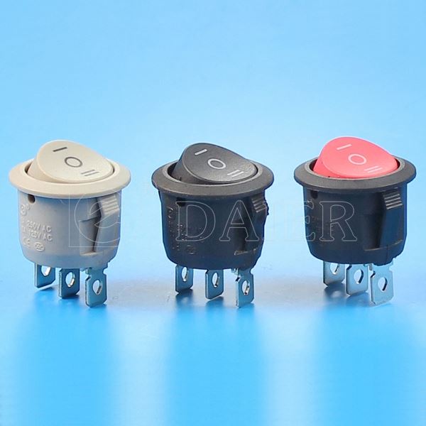 KCD1-5-103 Black ON OFF ON 3PIN Rocker Switch Guard