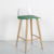 Color Modern Wooden Bar Stool Chair Wood Restaurant High Chair