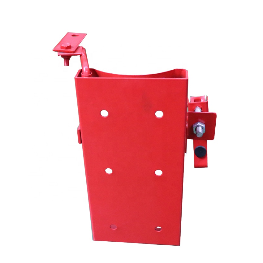 180mm diameter cylinder 10kg fire extinguisher red bracket with bolt & clamp