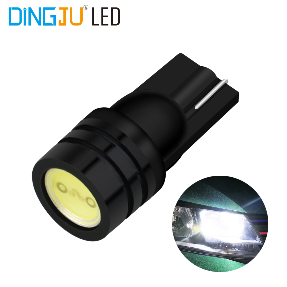 Factory Sale T10 W5w Cob Led Cars Reading Licence Plate Car Bulb 12v 0.5w 33lm New With Price