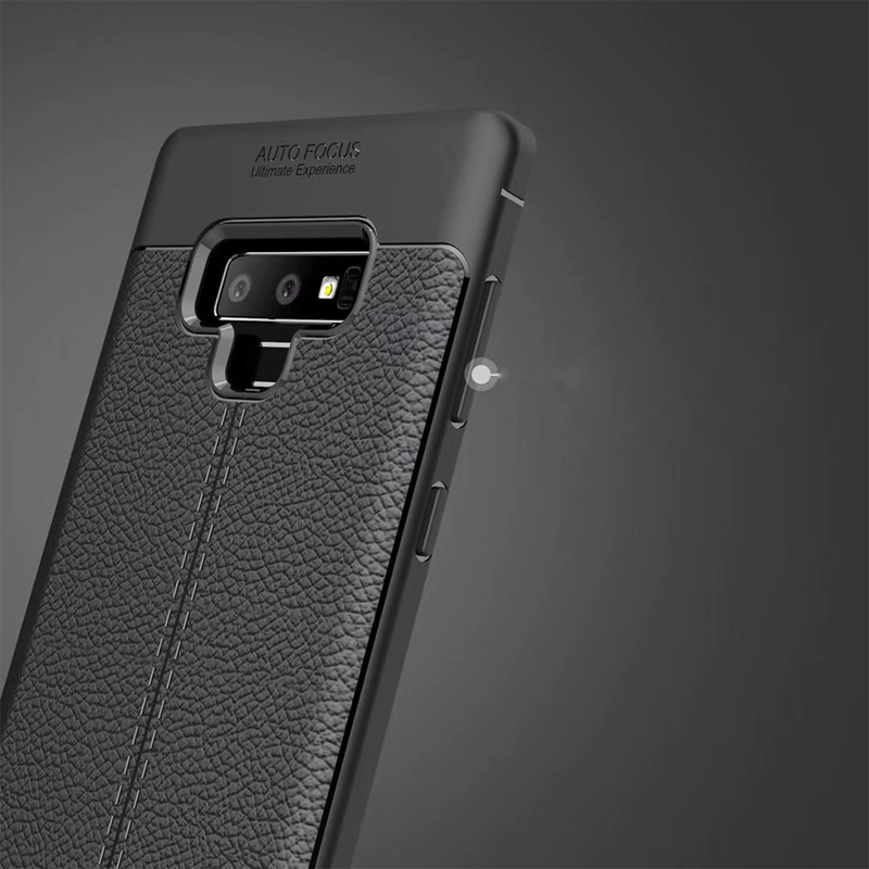 Hot Sell Litchi pattern Soft Tpu case for Samsung Galaxy Note 9