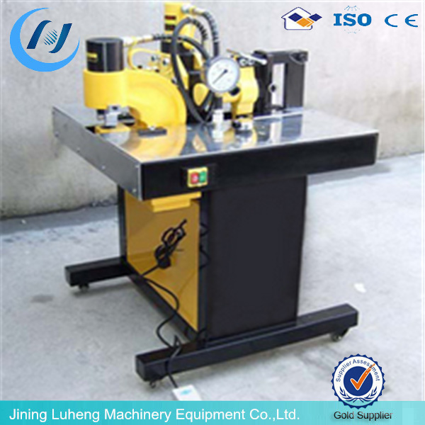 CNC hydraulic turret copper busbar punching cutting shearing processing machine