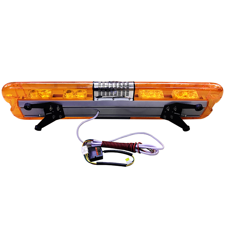 47 inch full size emergency vehicle led amber warning light bar with siren and speaker