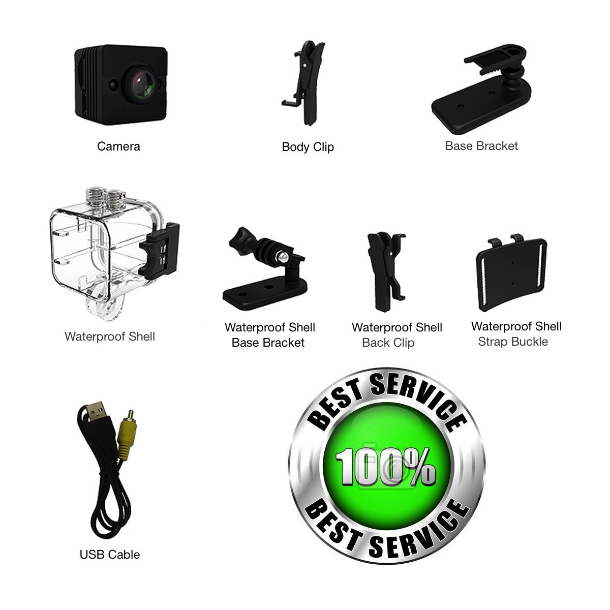 Original Mini Cam SQ12 waterproof full hd 1080p sport action camera Waterproof Camcorder
