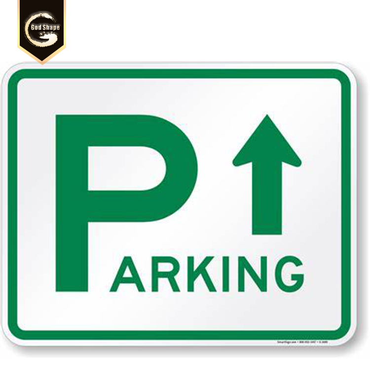 GS  Custom Metal Aluminum traffic panel Sign Advertising Sign Parking Sign plaque