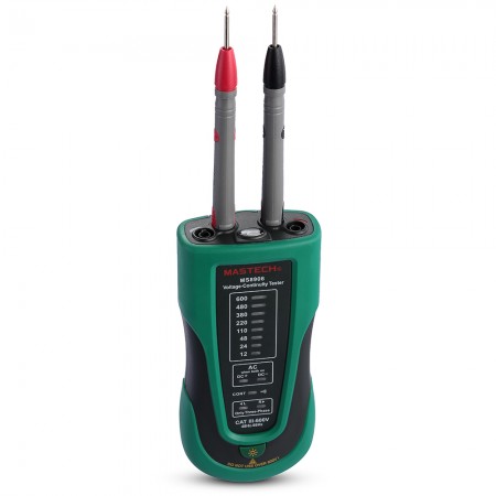 MASTECH Electronic Voltage Continuity Tester 12-600V LED Indicator Three-phase AC Tester