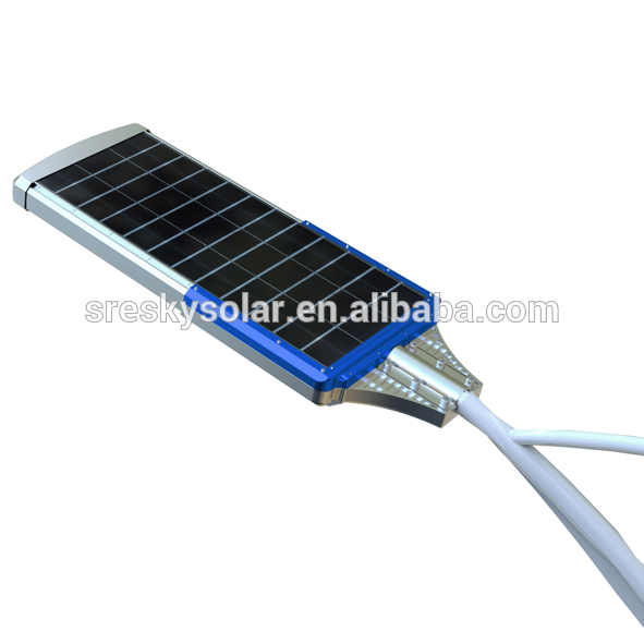 All In One Street Light With Li-ion Battery Solar Led Light Driveway