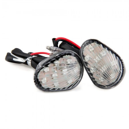 2 Motorcycle Yellow 3528 SMD 9 LED Turn Signal Light Indicator for Yamaha R1 R6