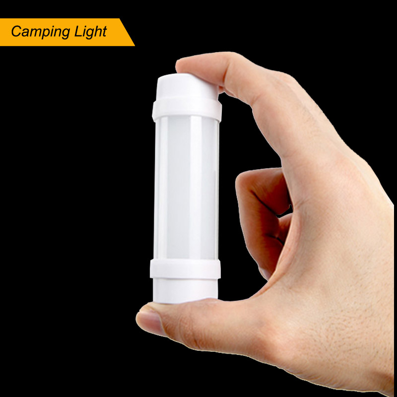 Mini magnetic rechargeable  warm white led camping light