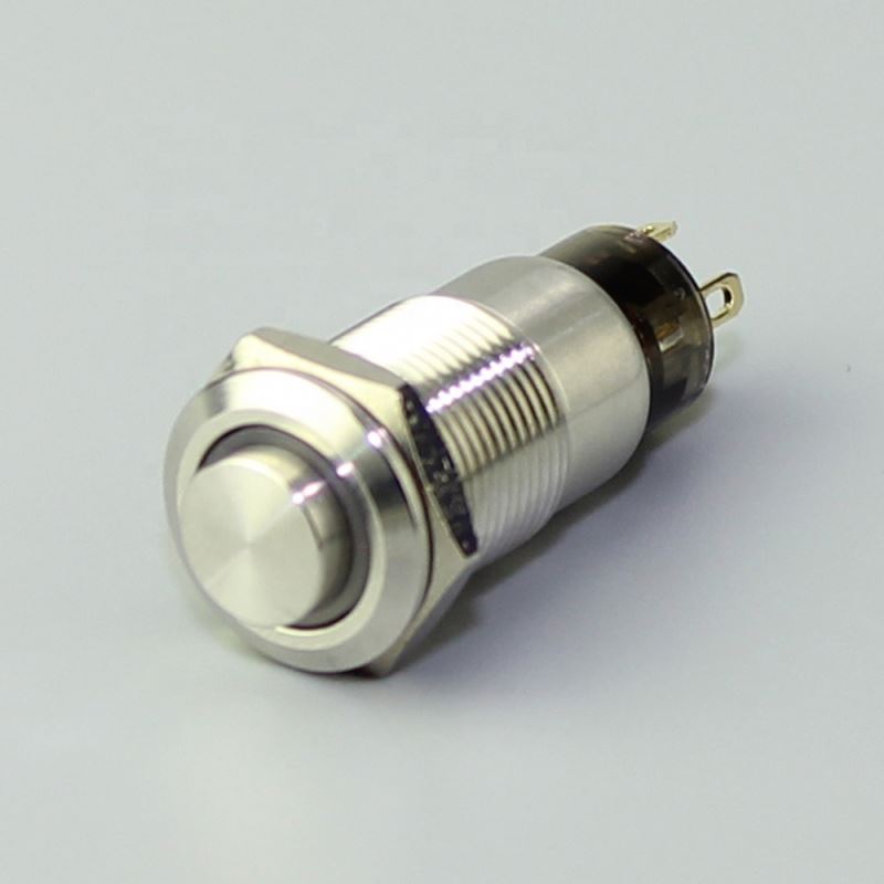 Waterproof High Button Latching Ring Light 12mm Mini Switch ON OFF