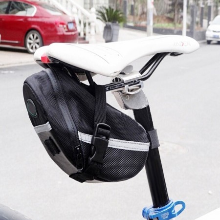 Cycling Bike Bicycle Waterproof Saddle Bag Wedge Phone Rear Seat Pouch Pannier