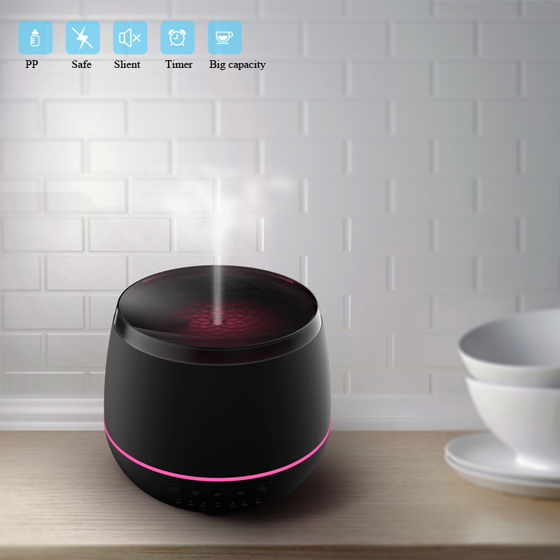 Hidly 200ml Bluetooth Speaker Essential Oil Diffuser with Lotus Shape Design and Soothing LED Light Good Sound Quality