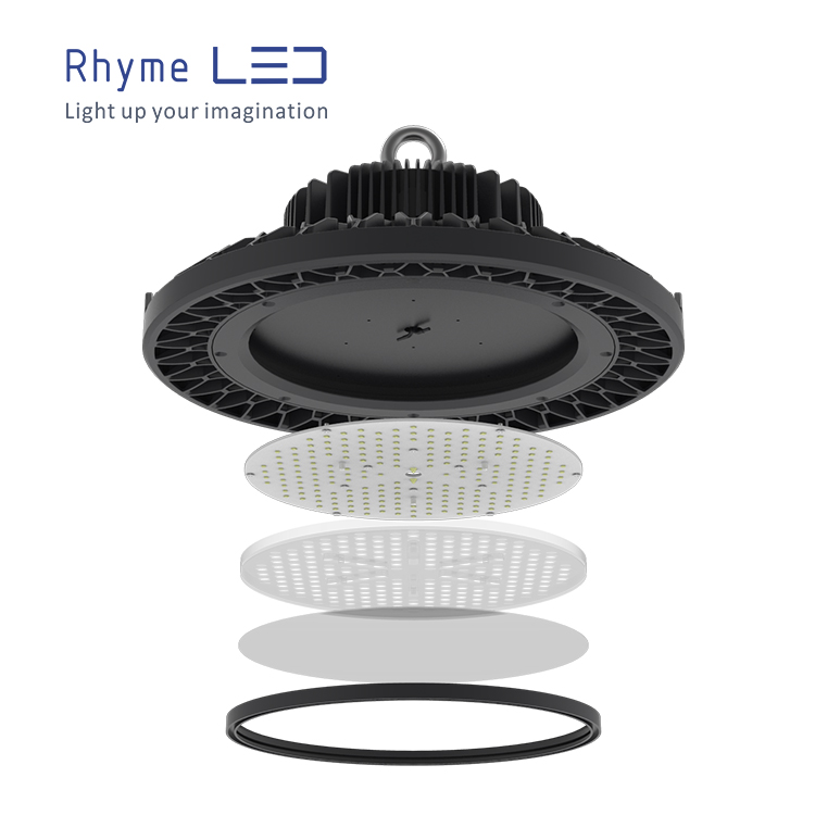 150lm/w Hot sale CE Certificate IP65 warehouse round 200w  UFO LED High Bay Light