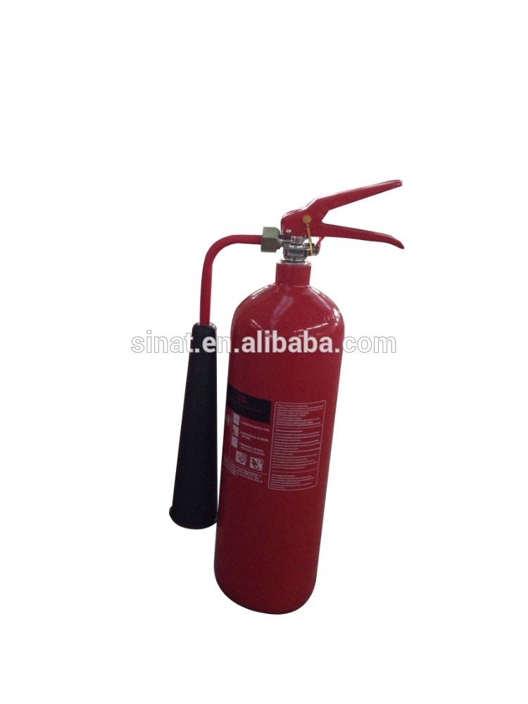 5KG Co2 Fire Extinguisher with Carbon Steel CK45 cylinder