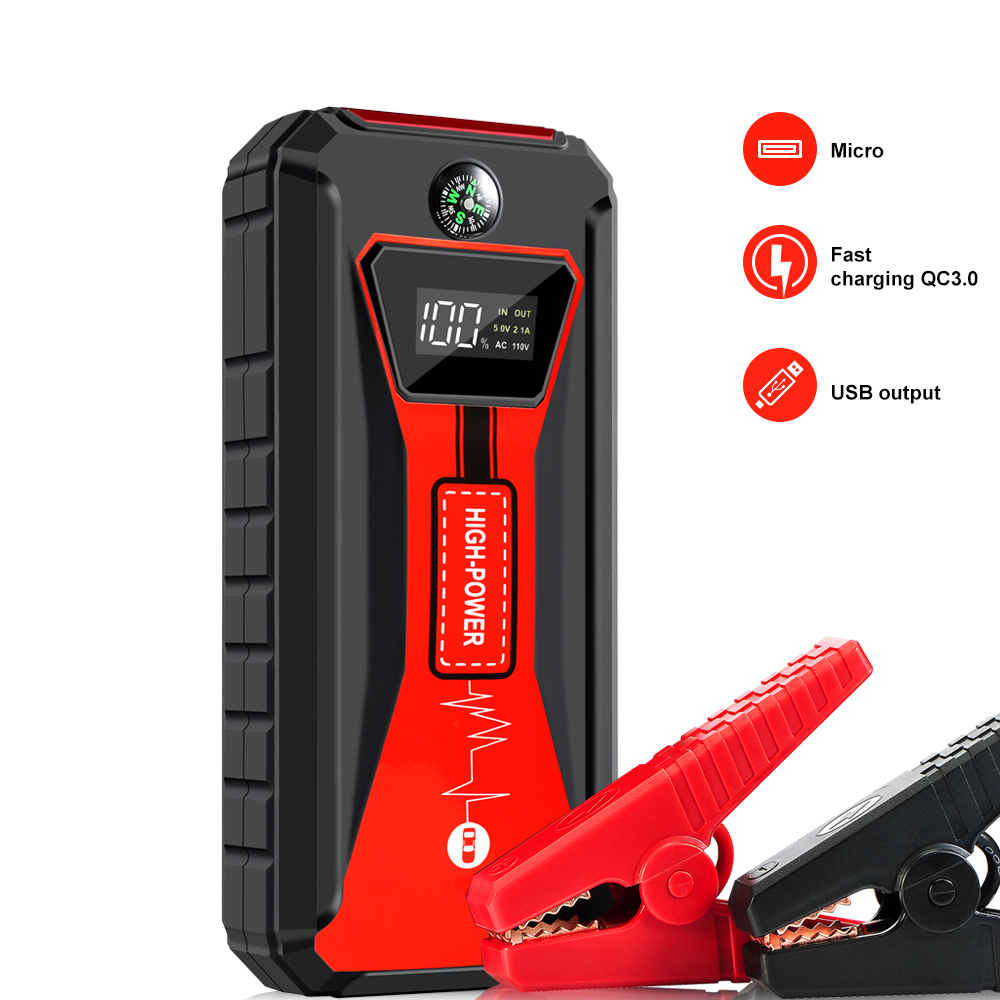 Portable Car Jump Starter Multi-Functional Battery Charger Power Bank