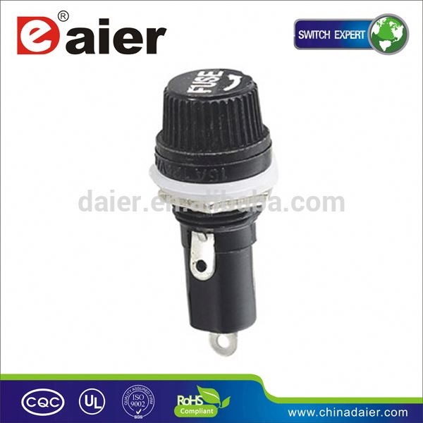 Fuse holder, 5x20mm glass fuse box~