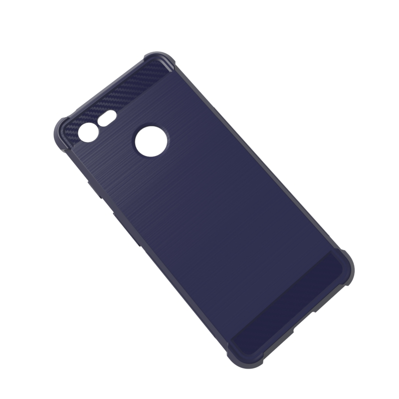newstyle Carbon Fiber Cover soft Tpu Brushed case For Google Pixel 3 XL