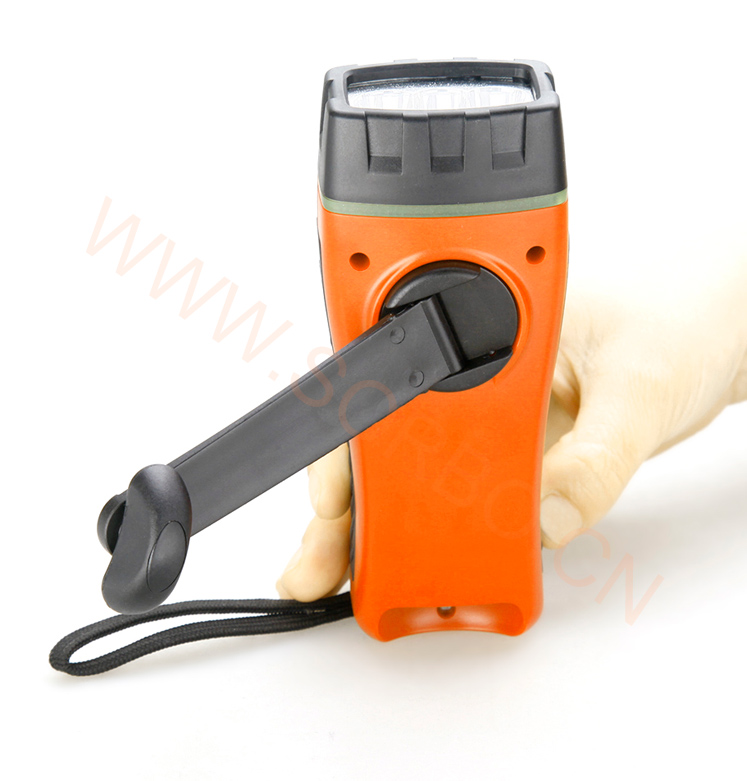 Portable Style Rechargeable Battery Pack Power Supply New Dynamo Hand Cranking Radio Flashlight