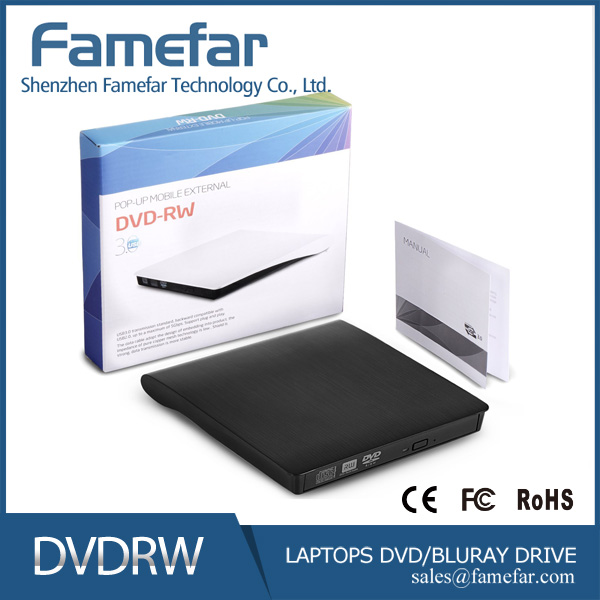 Aluminum External USB DVD+RW,-RW Super Drive for Apple--MacBook Air, Pro, iMac, Mini