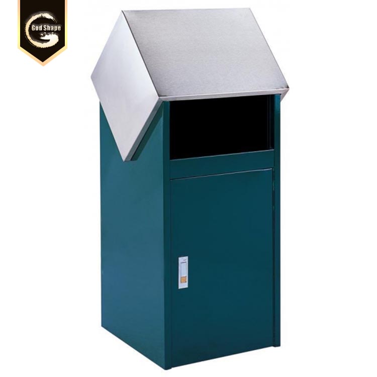 dustbin waste bin advertisement METAL trash can