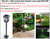 Low Voltage Waterproof Led Solar Lamps For Garden And Home