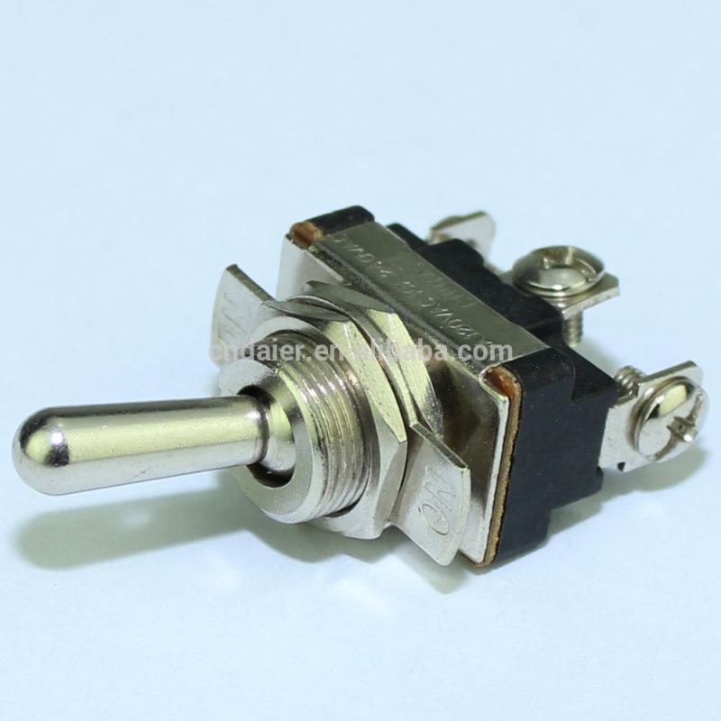 ASW-23-103A 12MM 15A SPDT Automotive 3 Pin Toggle Switch ON-OFF-ON