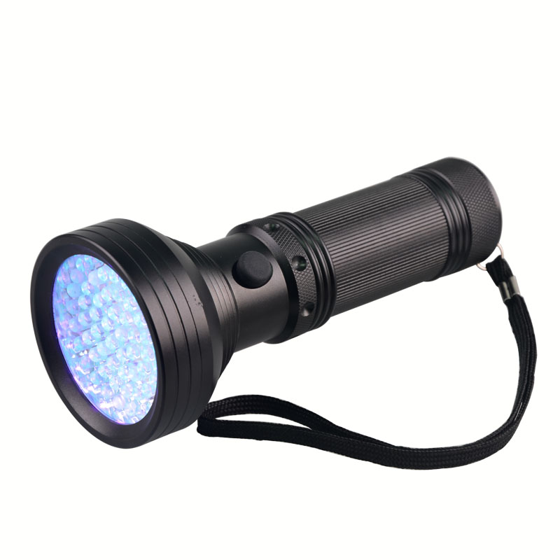 High Power 10W UV Flashlight 390nm 68 LED Aluminum Black Light Flash Light