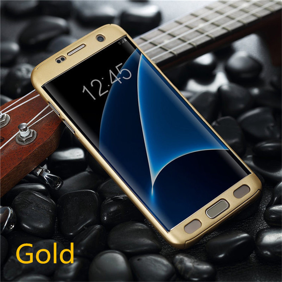 360 Degree Full Cover Case for samsung galaxy s7 Cases PC Full Phone Cases For Samsung galaxy S7 Edge