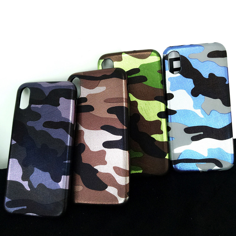 Ultra-thin Colorful Camouflage phone Cover for iPhone 6 7 8 Plus X Xs xr Max 11 Pro protective Back Cover