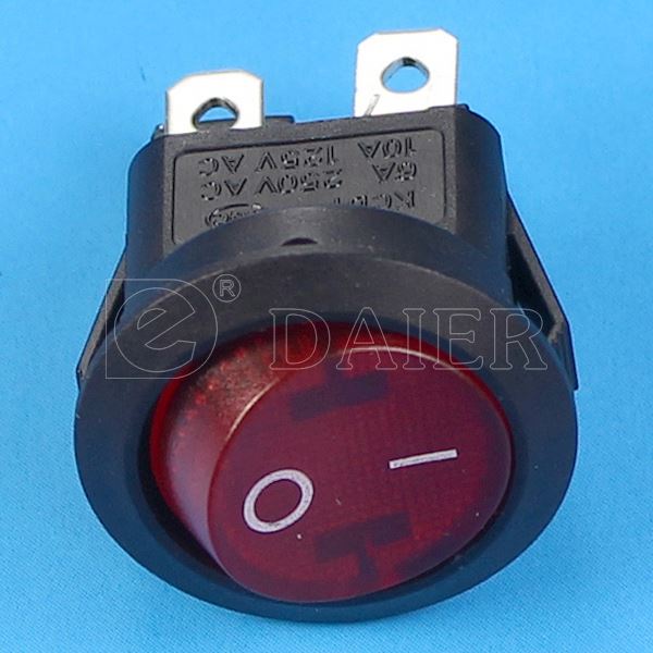 4-Pins Round Rocker Switch