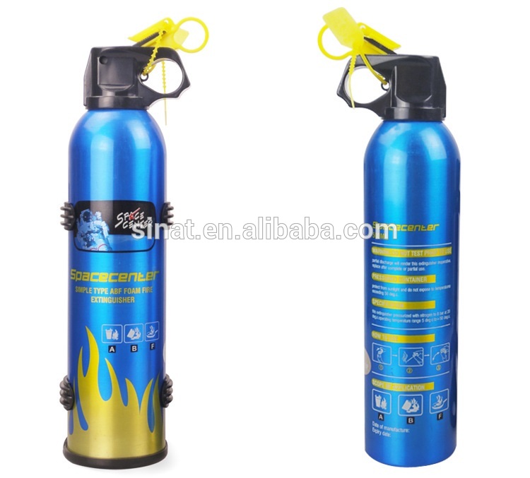 Aluminium 0.5L foam fire extinguisher vehicle use