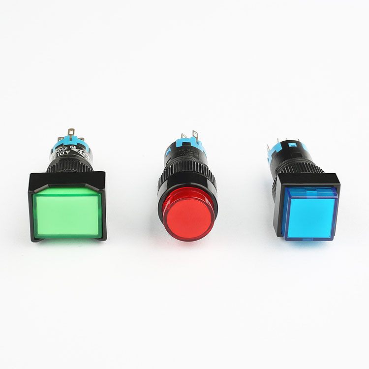 good quality 16mm dc 3v led push button switch