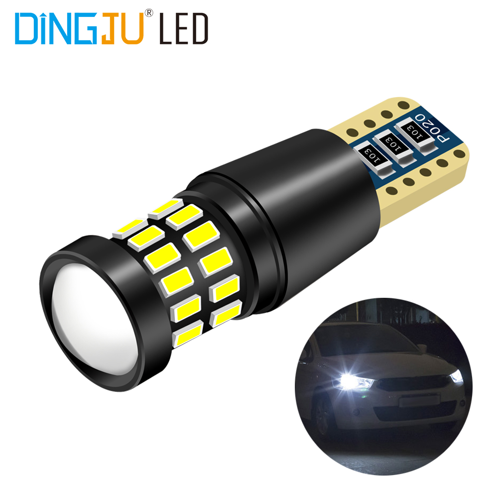 Oem T10 28smd 3014 1smd 3030 W5w Bulb 12v 249lm 1.6w Led Canbus Light Instrument Indicator Licence Plate Lamp Good Price