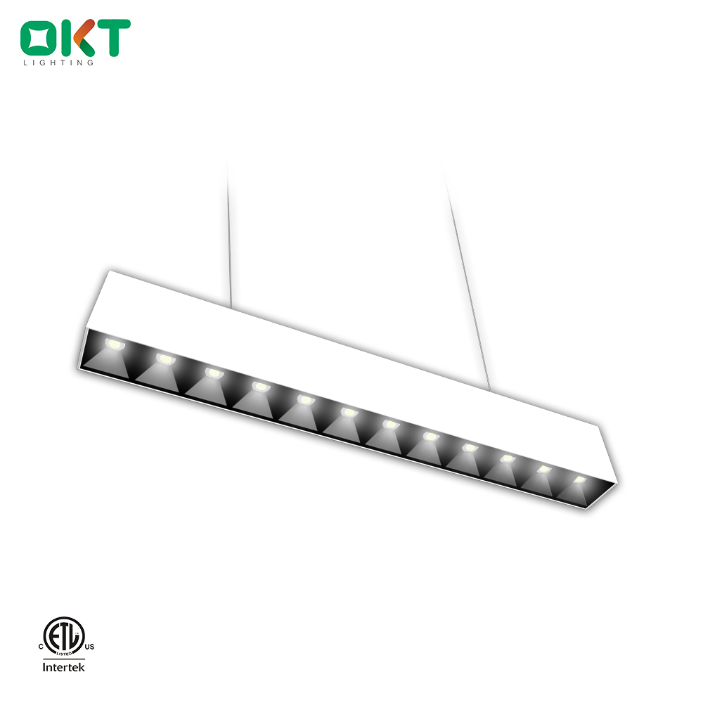 CE ETL low glare dimmable linkable  19w 2ft led linear lighting fixture