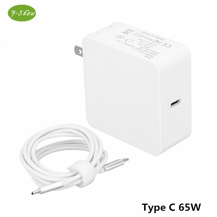 65W USB Type-c Adapter for Macbook Leovo Laptops