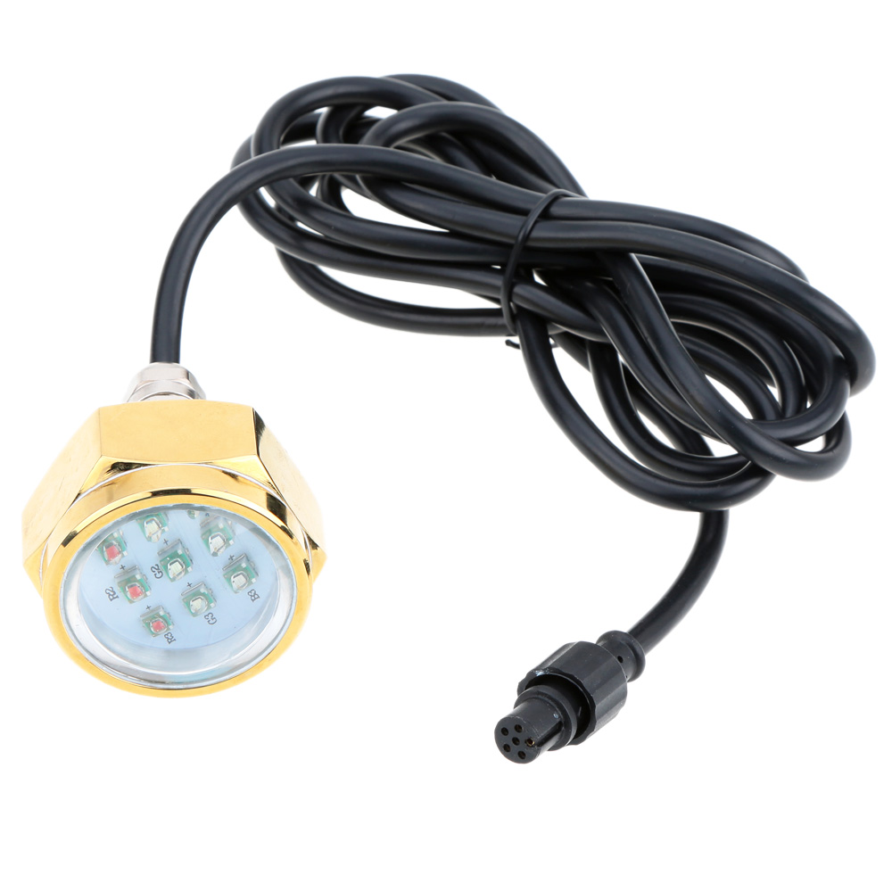 IP68 Waterproof Aluminum Alloy 9*3W LED Marine Light LED Underwater Boat Light Blue Light Shake proof high brightness