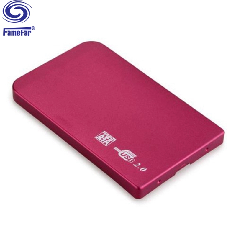 USB 2.0 SATA External Hard Drive Mobile Disk 2.5 HDD Enclosure for laptops HDD