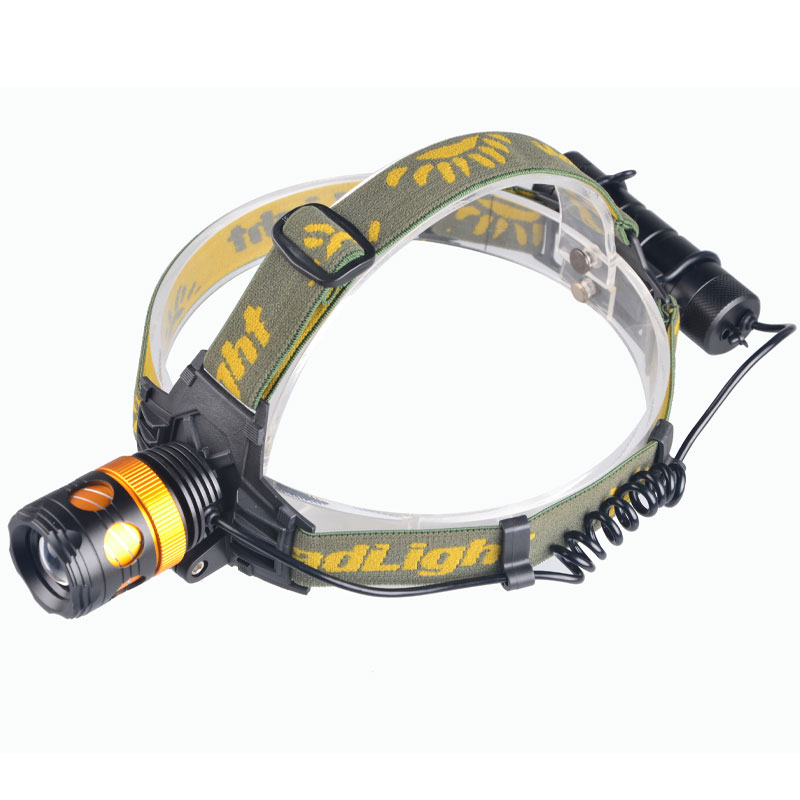 Rechargeable Zoom XPE Led Hunting Head Light Miner Headlight Headlamp With Flashlight